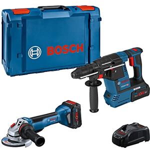 Bosch Combo-kit GWS 18V-10 P + GBH 18V-26 (avec 2 batteries ProCORE18V 5.5Ah, chargeur GAL 1880 CV, dans L-BOXX) - Publicité