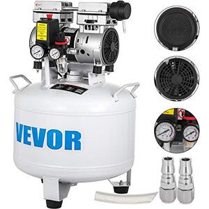 VEVOR Compresseur à Air Silencieux 18 L Réservoir Compresseur d'Air Sans  Huile 900 W 1,2 CV ​3,7 m3/h à 6,2 bar 70 dB pour Réparation Automobile  Gonflage Pneus Peinture au Pistolet Clouage Menuiserie