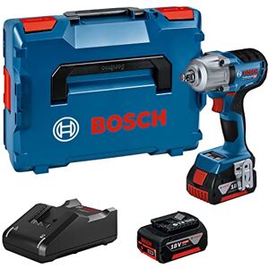 Bosch boulonneuse sans-Fil GDS 18V-450 HC (Couple de Serrage 450 Nm, Couple de desserrage 800 Nm, avec 2 Batteries 5,0 Ah, L-BOXX) - Publicité