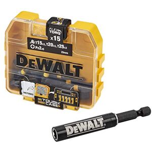 DeWalt DT70522T-QZ Petite Boîte d'embouts Impact Torsion PZ2 x6, T15 x3, T20 x3, T25 x3 Pour Perceuse-Visseuse - Publicité