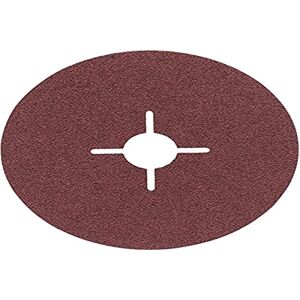 Bosch DIY Disque abrasif en fibre (pour meuleuse d'angle divers matériaux, Ø 125 mm), rouge - Publicité