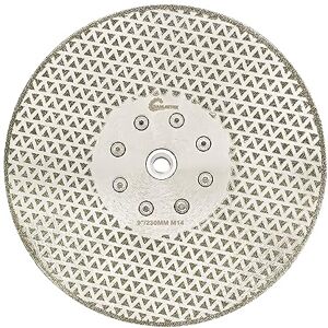 SANLEETEK Disque Diamant 230mm Électroplaqué Lame pour Découpage et Meulage pour Granit Marbre Céramique Carreaux de Porcelaine Quartz M14 Filetage - Publicité