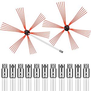 SENENQU kit Ramonage Cheminée Professionnel 3.6m - Réglable Nylon