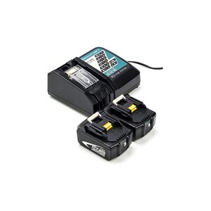 Makita 2x Makita BL1840B / 18V batteries + chargeur (18 V, 4 Ah)