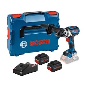 Bosch Perceuse Visseuse 18v Gsr 18v 110 C + 2 Batteries 5,5ah + Chargeur + L Boxx Bosch 06019g0105