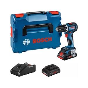 Bosch Perceuse Visseuse 18v Gsr 18v 90c Moteur Sans Charbon + 2 Batteries Procore 4ah + Chargeur En Coffret L Boxx Bosch 06019k6004