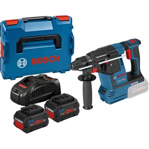 Bosch Perforateur SDS Plus 18V GBH18V-26 + 2 batteries ProCore 5,5Ah + chargeur + coffret L-BOXX - BOSCH - 0611909001