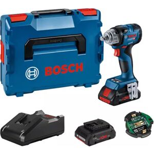 Boulonneuse à choc 18V GDS 18V-330 HC + 2 batteries 4Ah + chargeur + L-BOXX - BOSCH - 06019L5002 - Publicité