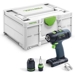 Festool Perceuse-visseuse 18V T 18+3-Basic (sans batterie ni chargeur) + Systainer SYS3 - FESTOOL - 576448