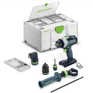 Perceuse-visseuse à percussion 18 V QUADRIVE TPC 18/4 I-Basic-Set (sans batterie ni chargeur) + coffret Systainer SYS3 DF M 187 - FESTOOL - 577625 - Publicité