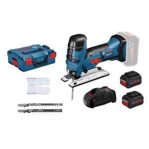 Bosch Scie sauteuse 18V GST 18 V-LI S + 2 batteries Procore 5,5 Ah + chargeur en coffret L-Boxx - BOSCH - T-JE6