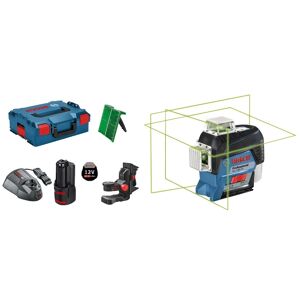 Bosch Laser ligne 12V GLL 3-80 CG vert + batterie GBA 2Ah + chargeur GAL 1230 CV BOSCH 0601063T00