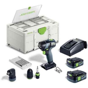 Festool Perceuse-visseuse 10,8V TXS 12 2,5-Set + 2 batteries 2,5Ah + chargeur + coffret SYSTAINER SYS3 DF M 187 - FESTOOL - 576874