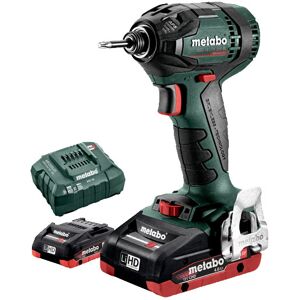 Metabo Visseuse à chocs 18V SSD 18 LTX 200 BL  + 2 batteries 4Ah + chargeur + coffret METABOX - METABO - 602396800