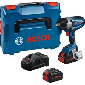 Bosch Boulonneuses 18V GDS18V-1000 Professional+ 2 batteries Procore 5,5 Ah+ chargeur + L-Boxx - BOSCH - 06019J8303