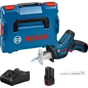 Bosch Scie sabre 12V GSA 12V-14 + 2 batteries 2.0 Ah + chargeur en coffret L-Boxx - BOSCH - 060164L90D