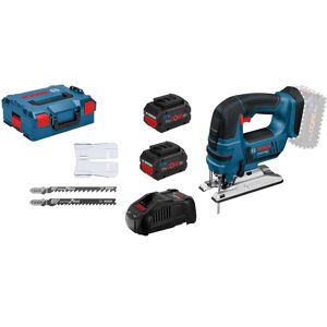 Bosch Scie sauteuse 18V GST 18 V-LI B + 2 batteries Procore 5,5 Ah + chargeur en coffret L-boxx - BOSCH - 06015A610C