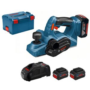 Bosch Rabot 18V GHO 18 V-LI + 2 batteries Procore 5,5Ah + chargeur + coffret L-BOXX - BOSCH