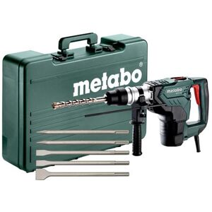 Perfo-burineur SDS-Max 1100W KH 5-40 avec jeu de burins + coffret plastique - METABO - 691057000 - Publicité