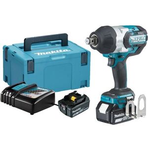 Boulonneuse à chocs 18V + 2 batteries 5 Ah + chargeur + coffret MAKPAC - MAKITA - DTW1001RTJ - Publicité