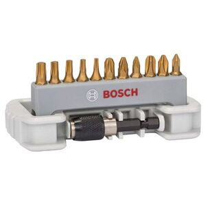 Bosch 2608522126 Set de 11 Embouts de vissage avec porte-embout ph1/ph2/ph3/pz1/pz2/pz3/t10/t15/t20/t25/t30/25 mm - Publicité