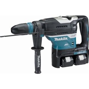 Perfo-burineur SDS-Max 36 V => 2 x 18 V Li-Ion 6 Ah 40 mm MAKITA - 2 batteries, chargeur, coffret - DHR400PG2U - Publicité