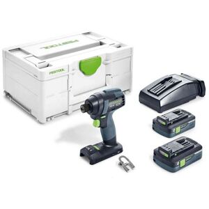 Visseuse à chocs 18V TID 18 HPC 4,0 I-Plus + 2 batteries 4Ah + chargeur rapide + coffret SYSTAINER - FESTOOL - 576482 - Publicité