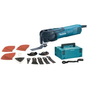 Découpeur-ponceur multifonction 320W en coffret MAKPAC 2 + accessoires - MAKITA - TM3010CX3J - Publicité