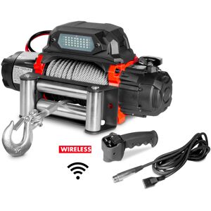 Mw Tools Treuil électrique 12V 5443 kg câble 26m acier télécommande sans fil MW Tools