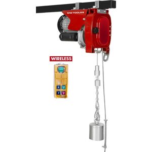 Mw Tools Palan électrique 500 kg 60m 230V télécommande sans fil MW Tools