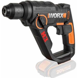 Worx Perceuse, visseuse, Marteau pneumatique 20V Worx WX390.9 - produit 3 en 1- MACHINE UNIQUEMENT