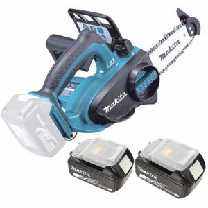 Tronçonneuse à batterie  Makita DUC122RTE - 2 batteries de 5Ah 18V et chargeur de batterie inclus - Publicité