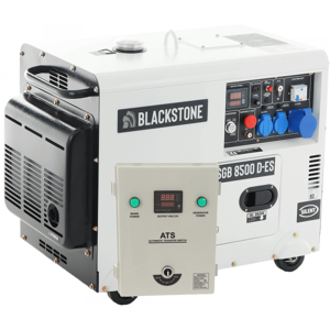 Blackstone SGB 8500 D-ES - Groupe électrogène diesel Monophasé - 6.3 kw - Tableau ATS inclus