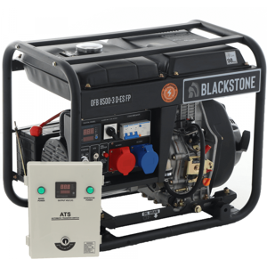 BlackStone OFB 8500-3 D-ES FP - Groupe électrogène diesel FullPower - 6.4 kw - Cadran ATS triphasé inclus