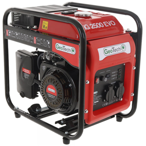 Geotech iG 2500 EVO - Groupe électrogène à inverter 2.5 kW monophasé - Moteur 6.5 CV