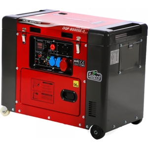 GeoTech-Pro GeoTech Pro DGP8000SE-3 - Groupe électrogène 6 KW triphasé diesel - insonorisé - dém. électrique