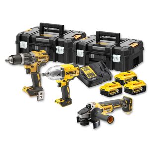 Ensemble 3 machines Dewalt meuleuse + perceuse visseuse + boulonneuse à choc 18V unisexe - Publicité