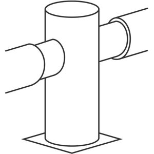 Axess Industries barriere de protection renforcee   long. totale 1530 mm   modele kit suivant