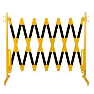 Axess Industries barrieres extensibles   long. max. 4000 mm   coloris jaune et noir