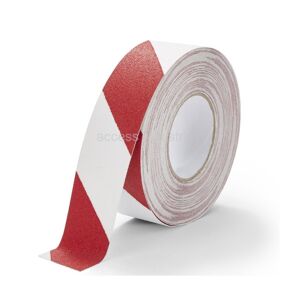 Axess Industries bande antiderapante a grains multi usages bicolore   coloris rouge et blanc