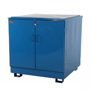 Axess Industries box de retention acier avec portes - de 1 a 4 futs   capacite stockage 4 futs...