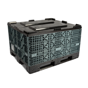 Axess Industries caisse palette modulaire demontable 1200 x 1000   nbre de rehausses 4