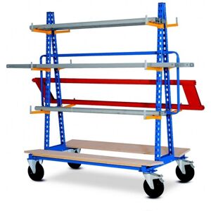 Axess cantilever mobile stockage horizontal   version double face