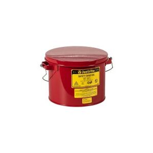 Axess Industries bidon de securite d'etabli   capacite 6 l   coloris rouge   poignee oui