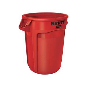 Axess Industries conteneur poubelle a conduits d'aeration integres   coloris rouge