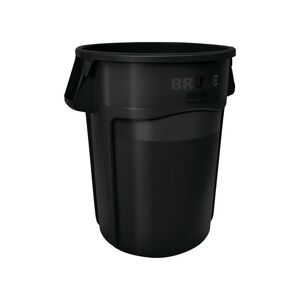 Axess Industries conteneur poubelle a conduits d'aeration integres   coloris noir