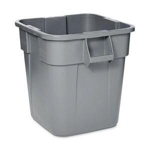 Axess Industries conteneur poubelle carre   volume 106 l   coloris gris