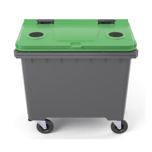 Axess Industries conteneur poubelle sélectif 1000l   modèle verre