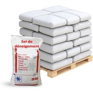 Axess Industries palette de sel de deneigement   conditionnement 50 sacs de 25 kg