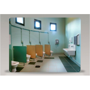 Axess Industries miroir incassable pour sanitaires   dim. optique 600 x 800 mm